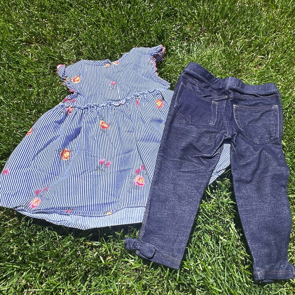 BCBG Girl’s Top and Jeggings Set - 2T